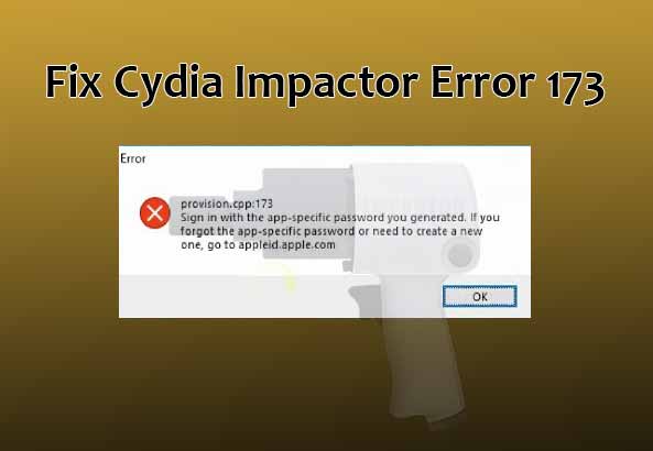 cydia impactor stuck on generating application map