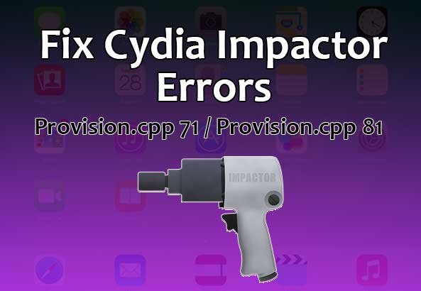 Cydia Impactor Error 81