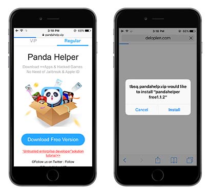 install Panda Helper iOS