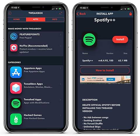 tweakbox spotify premium App