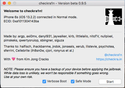 Checkra1n on Mac