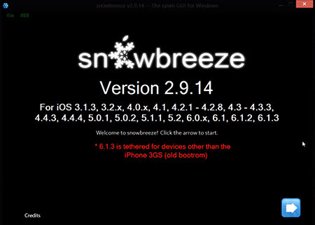 Sn0wbreeze App