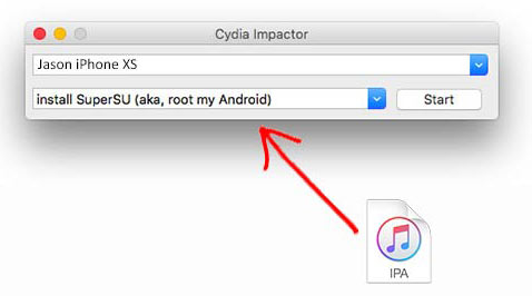 cydia impactor drag and drop ipa